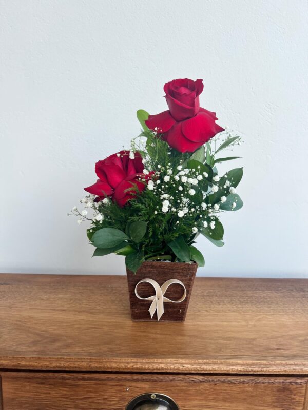 Arranjo c/ 2 Rosas