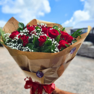Buquê de 12 Rosas importadas