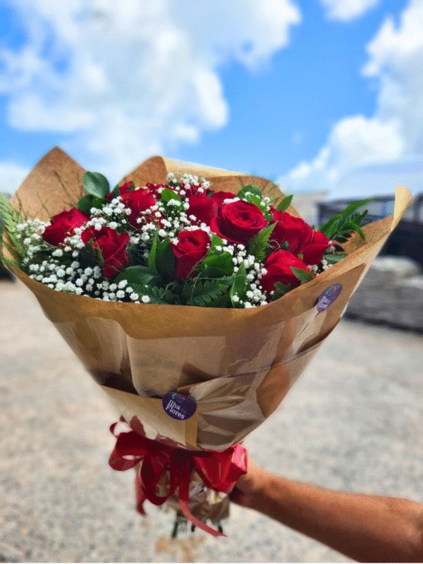 Buquê de 12 Rosas importadas