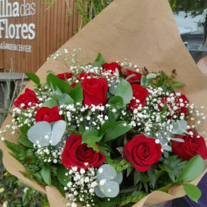 Buquê de 12 Rosas