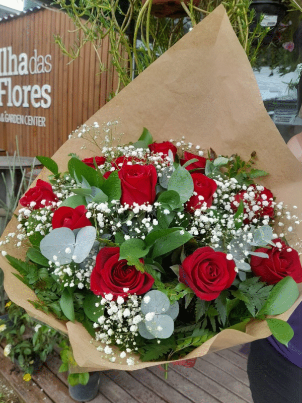Buquê de 12 Rosas