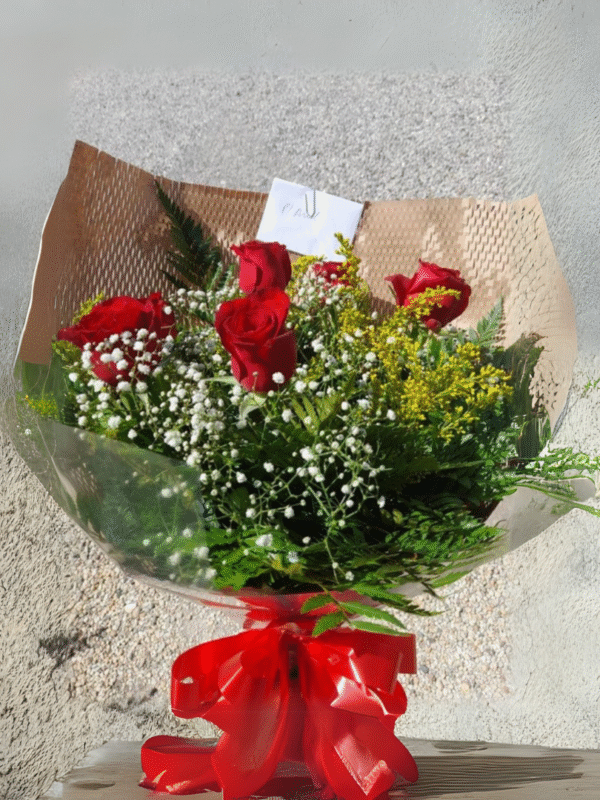 Buquê de 6 Rosas importadas