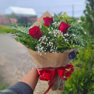 Buquê de 3 Rosas
