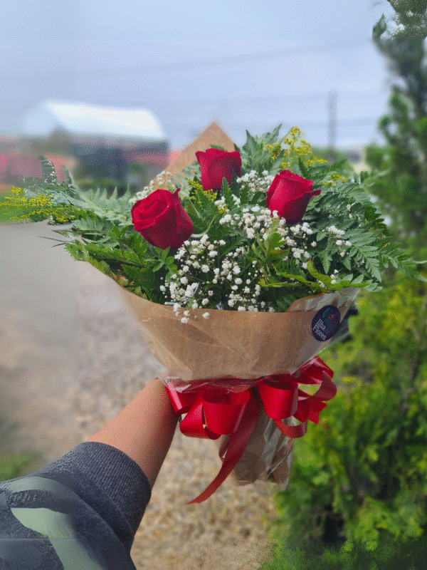 Buquê de 3 Rosas